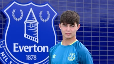 Mackenzie Hunt last summer signed a three-year professional contract with Everton - a club he has been at since the age of 13. Courtesy photo