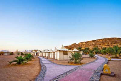 Bait Ali Camp, a traditional Bedouin Arabic camp in Wadi Rum, in Aqaba, Jordan. Getty