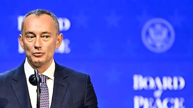 Nickolay Mladenov, high representative for Gaza on the Board of Peace, told The National he has a 'very difficult job'. AFP