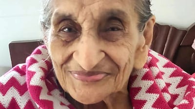 Mrs Susheela Pathak, an Indian grandmother, an author who beat Covid-19. Courtesy Dr Vijaya Bopardikar