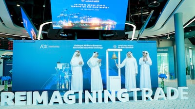 AD Ports Group Celebrates ADX Listing with bell-ringing ceremony. Photo: AD Ports Group