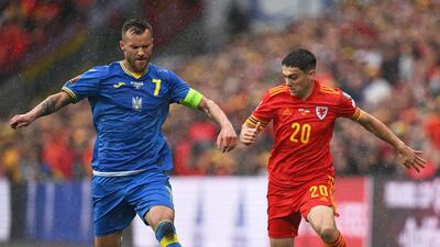 Andriy Yarmolenko - 5, Was largely anonymous before delivering a cross that came close to creating a goalscoring opportunity. Was unfortunate to head Bale’s free-kick into his own net. He tried to make things happen in the second half but will have felt it wasn’t his day when Davies miraculously rushed across to deny him, then saw the same man block his shot before striking over in the final moments. AFP