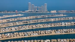 Residents in Palm Jumeirah were among those defrauded by a gang that hijacked mobile signals to send fraudulent banking messages. Bloomberg