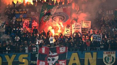 Italian football fans are among the most passionate in the world, but the decline of Serie A has seen attendance levels drop in recent years. Giuseppe Bellini / Getty Images
