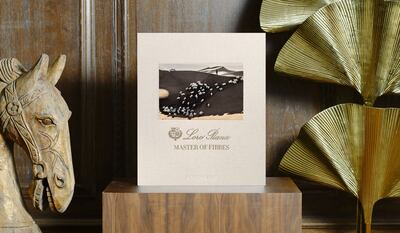 The cover of new Assouline book Loro Piana: Master of Fibres. Photo: Assouline