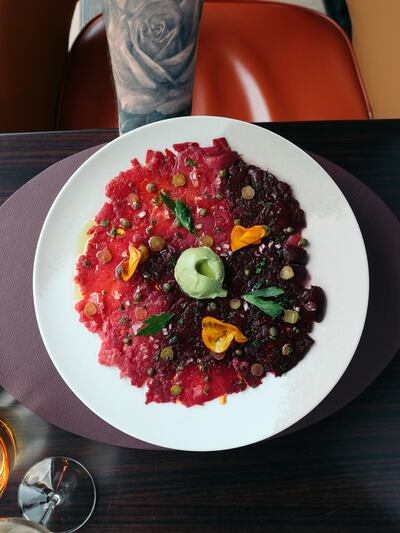 Heirloom beetroot carpaccio. Photo: abc kitchens