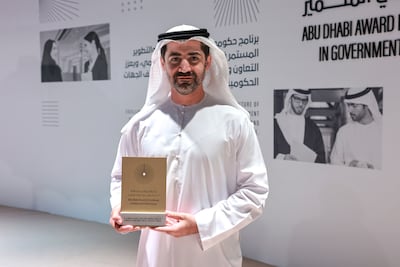 Mazen Al Dahmani, corporate shared services director at the Department of Community Development. Victor Besa / The National