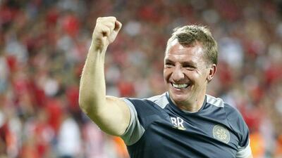 Celtic's coach Brendan Rodgers. EPA / file