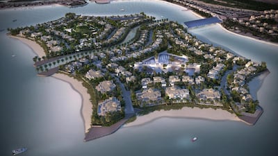 Falcon Island, a new luxury development in Ras Al Khaimah. Courtesy Al Hamra Real Estate Development
