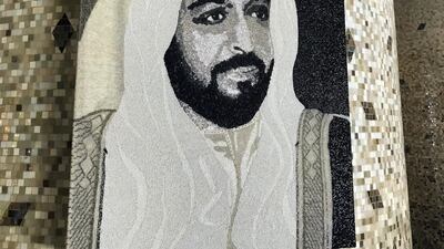 A portrait of Sheikh Khalifa bin Zayed, the President. Courtesy Fairmont Dubai
