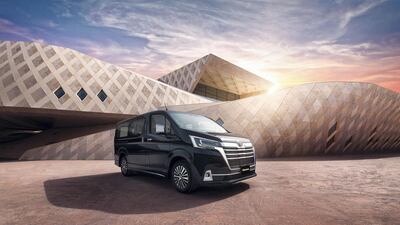 The new Granvia has a more assertive stance than previous models.