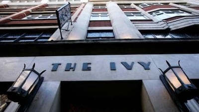 LONDON - APRIL 04: The venue exterior of The Ivy, West Street is seen on April 4, 2007 in London, England. (Photo by Claire Greenway/Getty Images)