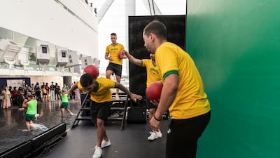 Popular tricks include the 'Stall', where the ball is caught on part of the body, such as the neck.