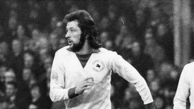 Frank Worthington in action for Leicester City in 1973. Getty