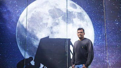 Rahul Narayan set up TeamIndus in 2011 to compete for a US$30 million prize from Google. Subhash Sharma for The National