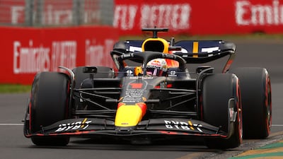 Red Bull's Max Verstappen during qualifying for the Australian GP. Reuters