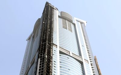 On Friday, a fire quickly spread to 64 floors, raising questions about how such a fast moving fire could be stalled in future. Karim Sahib / AFP