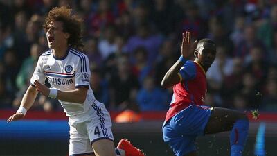 Centre midfield: David Luiz, Chelsea. Taken off at half-time in the defeat to Crystal Palace. Andrew Winning / Reuters