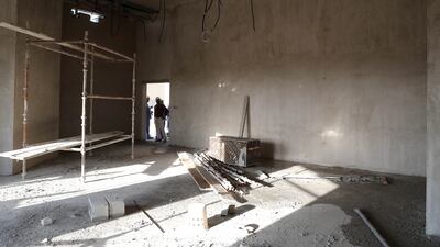 One of the rooms will be used for meditation, dance, music and cultural activities. Pawan Singh / The National