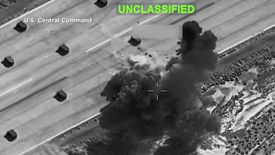 The US launched strikes on Iran on Wednesday in retaliation for attacks on shipping. AFP