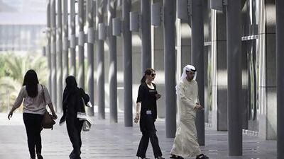 Staff numbers at DIFC-based companies grew by 16 per cent in the past year to about 14,000. Jaime Puebla / The National