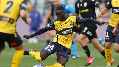 Australia's Garang Kuol, 18, has been limited to substitute appearances in the A-League. But so many of them have been match-changing that he will join Premier League Newcastle United in January. Getty Images