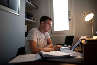 Lawyer Timon Karamanos works from home following the Covid-19 outbreak in Athens, Greece. Unfortunately, not everyone around the world is able to do so. Reuters