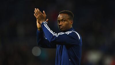 Saido Berahino of West Bromwich Albion applauds the crowd after the Premier League match against Chelsea on Monday. Shaun Botterill / Getty Images / May 18, 2015