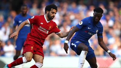 Mohamed Salah, left, has been hugely successful since his arrival at Liverpool last year. Julian Finney / Getty Images