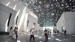 More than 300 proposals were submitted for the sixth Louvre Abu Dhabi Art Here event and the Richard Mille Art Prize. Victor Besa / The National