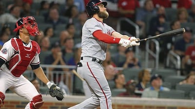 After a quiet 2016 by his standards, Bryce Harper is back to his loud, showy best. But Major League Baseball needs more. Curtis Compton / AP Photo