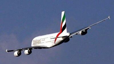 An Emirates Airbus A380. EPA