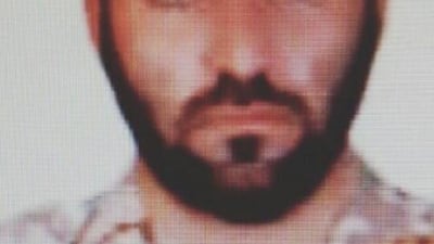 Lt Rashid Ahmed Abdullah Al Habsi, 34, a father of five, died while serving in the Arab coalition’s Operation Restoring Hope in Yemen. Courtesy Fahd Al Habsi