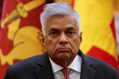 Sri Lanka Prime Minister Ranil Wickremesinghe. Reuters