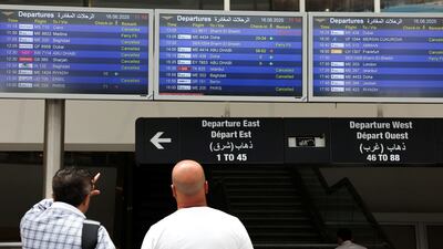 Air strikes involving Israel, Iran and the US have led to thousands of flights being cancelled. Reuters