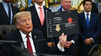 US President Donald Trump in the Oval Office of the White House. Bloomberg