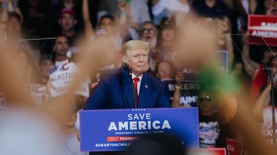 Mr Trump is widely expected to announce he will run for office again in 2024. Bloomberg