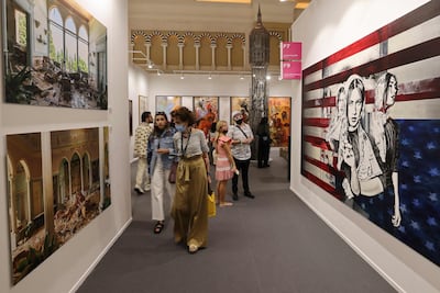 Art Dubai is being held at its original home of Madinat Jumeirah this year. AFP
