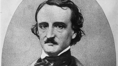 Author and poet Edgar Allan Poe (1809 - 1849). Getty Images