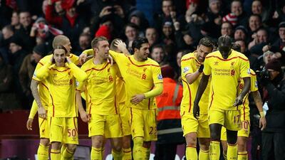 Liverpool were victorious on Saturday at Aston Villa but beating to Chelsea to reach the League Cup final will be a much bigger test. Clive Mason/Getty Images