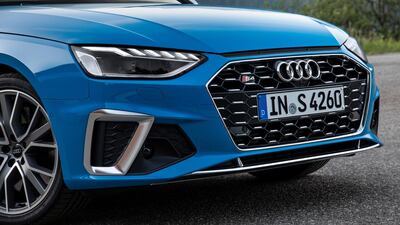 The top-range A4 and S4 get the new-tech Matrix LED lights with automatic high beam. Courtesy Audi