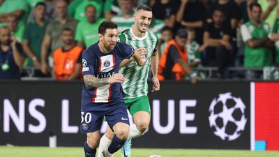 LW: Lionel Messi (PSG). Another Messi milestone: his equaliser at Maccabi Haifa meant he has now eclipsed Cristiano Ronaldo for the number of different clubs - 39 - he has scored against in the Champions League. Completed the comeback with the pass for PSG’s second goal in the 3-1 win. AFP