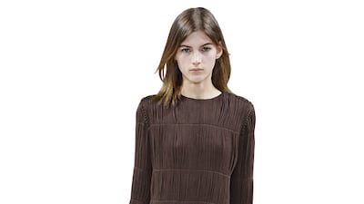 A model in Nina Ricci's autumn/winter collection. Catwalking / Getty Images