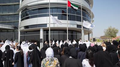 Employees at the Emirates Nuclear Energy Corporation and Nawah Energy Company celebrated UAE Flag Day.