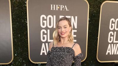 Margot Robbie, in Chanel, attends the 78th annual Golden Globe Awards in Beverly Hills, California, on February 28, 2021. AFP