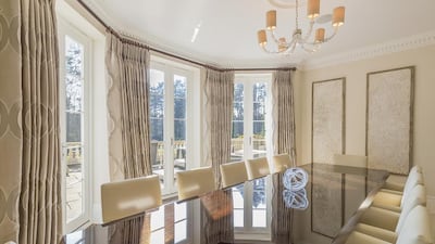 The dining room in Chelsea House. Courtesy Henry Wiltshire International