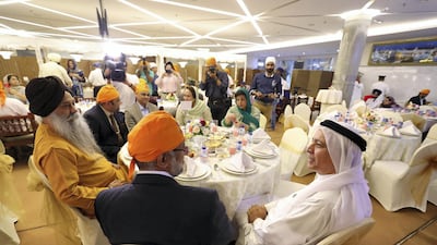 The multi faith iftar at Gurunanak Darbar Sikh Gurudwara