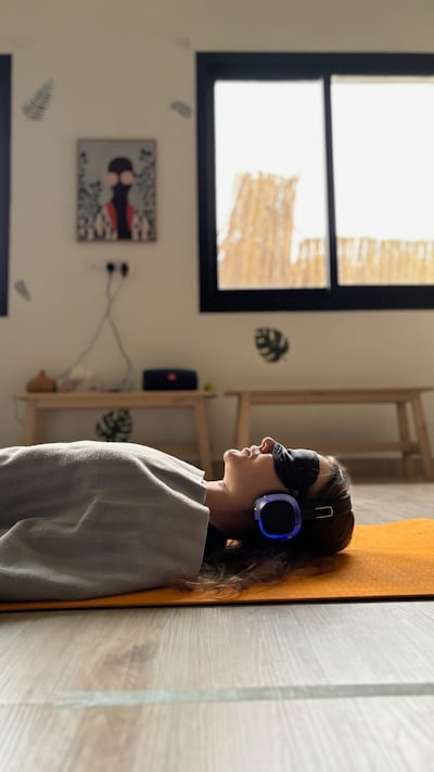 While immersive group sessions can be powerful, personal breathwork practices can still be impactful. Photo: IMD