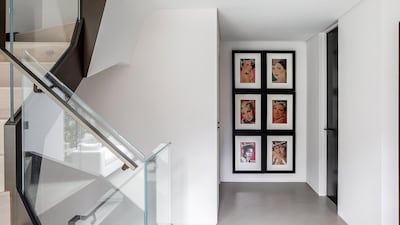 Artwork in the stairwell of Sprimont House. Courtesy Martin’s Properties