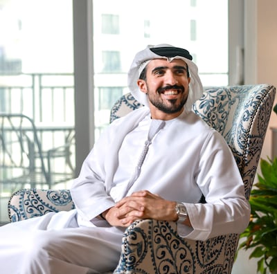 Emirati Malik Al Shehhi said he used to apologise for stuttering when he would speak. Victor Besa / The National